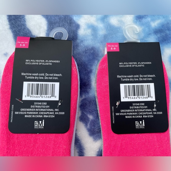 4 Pair of NWT Beverly Hills Polo Club No Show Socks Rainbows Sprinkles & PINK!💖 - Picture 4 of 5